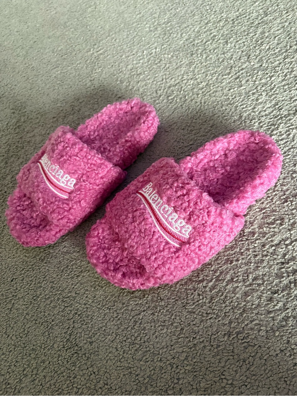 Balenciaga Pink Slippers